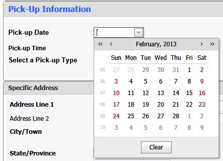 Web Reservations